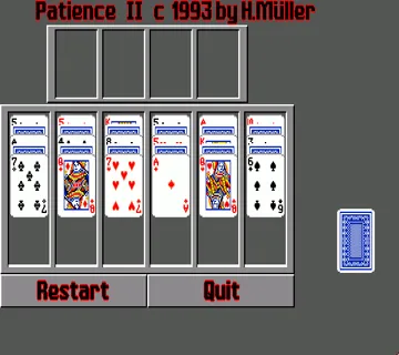 Patience II screen shot game playing